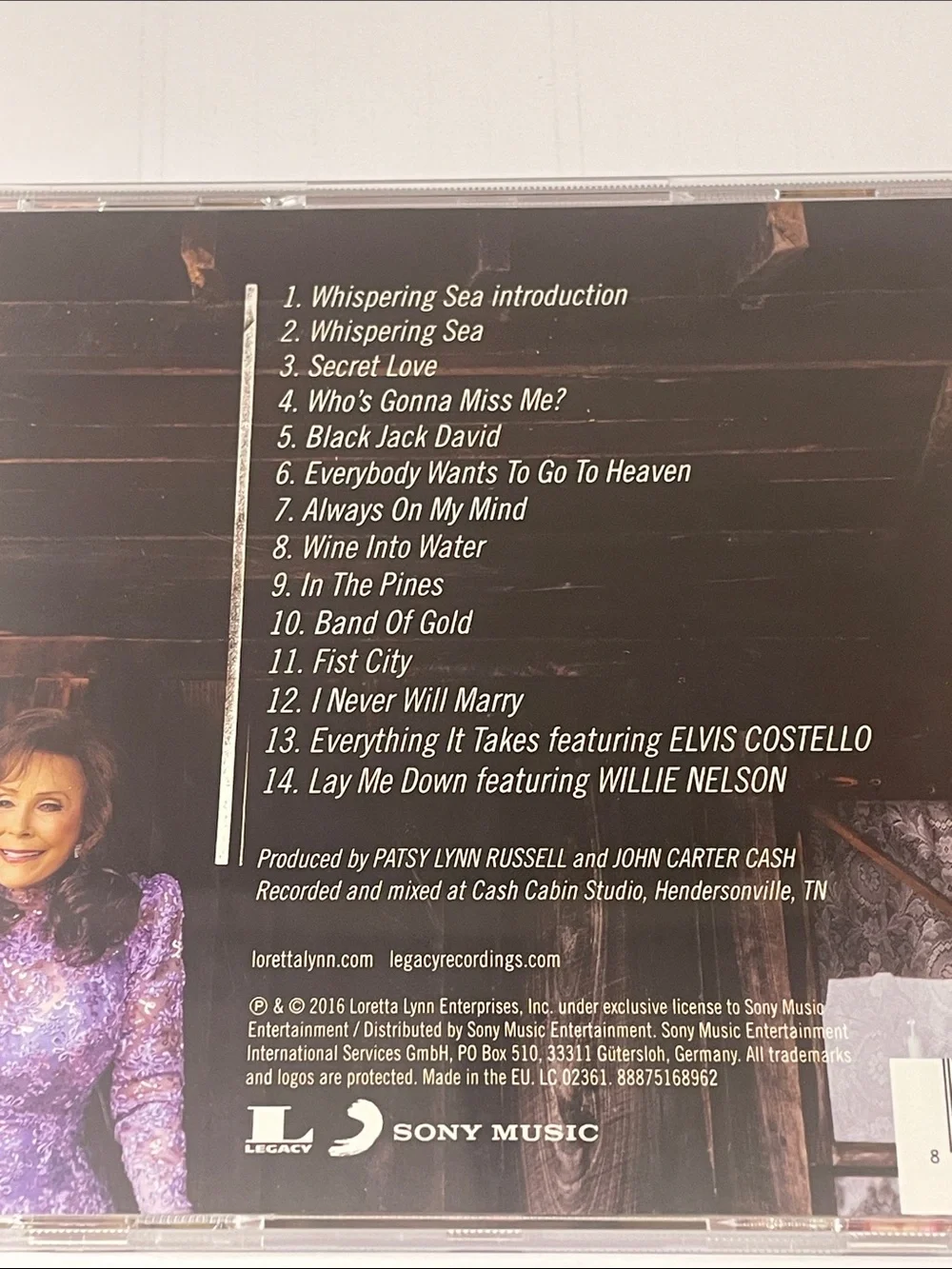 Loretta Lynn - Full Circle 2016 Legacy CD Willie Nelson Elvis Costello Country